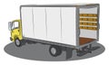 Delivery truck drawing
