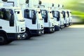 Delivery Truck Fleet Royalty Free Stock Photo