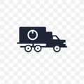 Delivery truck transparent icon. Delivery truck symbol design fr