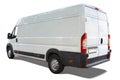 Delivery van Royalty Free Stock Photo