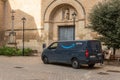 Delivery van of the company Amazon Prime Royalty Free Stock Photo