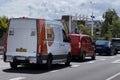 Delivery van of the Dutch postal company \'PostNL\'