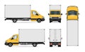 Delivery van template