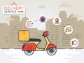 Delivery vector illustration