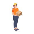 Delivery Woman Icon