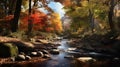 Dell Autumn Splendor: A Hotorealistic Shot With Canon Eos-1d X Mark Iii