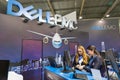Dell Emc booth during CEE 2017 in Kiev, Ukraine