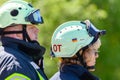 Two german firefighters