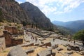 The archaeological site of Delphi, seat of the oracle of the god Apollo