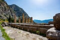 Delphi, Greece. Temple of Apollo Royalty Free Stock Photo