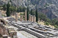 Delphi, Greece. Views of the ancient city.