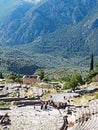 Delphi Theatre, Sanctuary of Apollo, Mount Parnassus, Greece Royalty Free Stock Photo