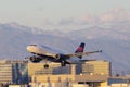 Delta Air Lines Airbus Departing LAX