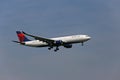 Delta Air Lines Airbus A330 landing