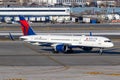 Delta Air Lines Boeing 757-200 airplane New York JFK airport Royalty Free Stock Photo