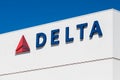 Delta Air Lines corporate logo at SeaTac