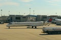 Delta Air Lines CRJ 900 at Philadelphia Airport, USA Royalty Free Stock Photo