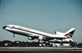 Delta Air Lines Lockheed L-1011 departs Fort Lauderdale , Fl on December 22, 1984.