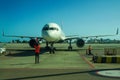 Delta Airlines aircraft on tarmac at Princess Juliana International Airport