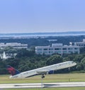 Delta Airlines Boeing 757 takeoff from Tampa Airport