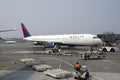 Delta Airlines plane at Seattle airport