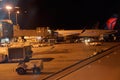 Delta Airlines Planes parked at Honolulu International airport waiting to load up Royalty Free Stock Photo