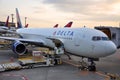 Delta Boeing 767-332(ER) in airport, in Tokyo, Japan