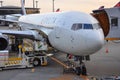 Delta Boeing 767-332(ER) in airport, in Tokyo, Japan