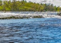 Delta of Dalalven river in southern norrland. Spring in Sweden. Scandinavia Royalty Free Stock Photo