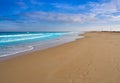 Delta del Ebro Ebre beach of La Marquesa Royalty Free Stock Photo