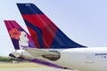 Delta and Hawaiian Airlines Jets