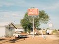 Delta Motel, on Route 66 in Winslow, Arizona Royalty Free Stock Photo