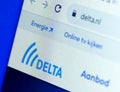 Delta telecommunications company Royalty Free Stock Photo