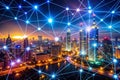 Understanding Computer Networks A Beginners Guide Expert Insights Illuminated by a Night Cityscape