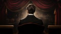 Lincoln\'s Solitude: A Poignant Depiction of Theater Reflection