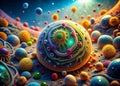 Unveiling the Intricate World of Cellular Biochemistry A Microscopic Exploration of Cellular Structures and Processes Royalty Free Stock Photo