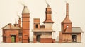 Delve into the purpose of chimneys in these small houses