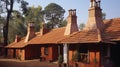 Delve into the purpose of chimneys in these small houses