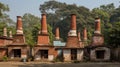 Delve into the purpose of chimneys in these small houses