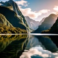 Tranquil Majesty: Milford Sound Foreshore, Fiordland