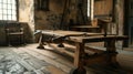 Historic Stretching: Medieval Torture-Inspired Bench with Dark Historical Undertones