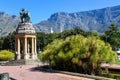 Delville Wood memorial on Company\'s garden at Cape Town in South Africa Royalty Free Stock Photo