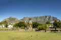 Delville Wood memorial in the Companys Garden Cape Town Royalty Free Stock Photo