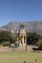 Delville Wood memorial in the Companys Garden Cape Town Royalty Free Stock Photo