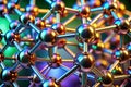 Delving into Metallic Bonding A CloseUp Look at the Interconnected Structure of Metal Atoms Unveiling the Science Royalty Free Stock Photo