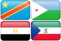 Dem Republic Congo, Djibouti, Egypt, Eq. Guinea