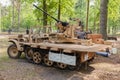 Demag Sd.Kfz. 10 with flak 38 at Militracks event