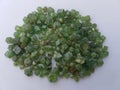 Demantoid Garnet natural green color