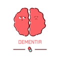 Dementia cartoon poster