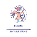 Dementia concept icon